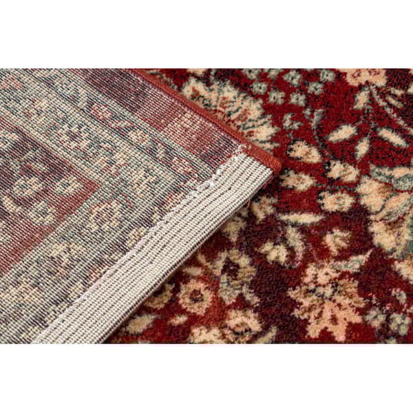 Tæppe villaa KASHQAI 4365 300 Blomster, ramme rødbrun / beige, 200x300 cm