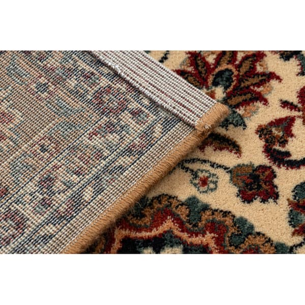 Tæppe villaa KASHQAI 4362 103 Blomster, ramme beige / rødbrun, 120x170 cm