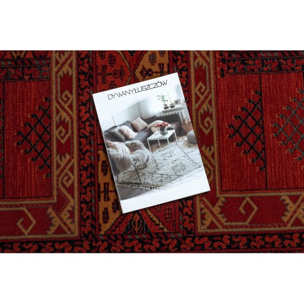 Ullmatta KASHQAI 4346 300 orientalisk, geometrisk rödvin, 160x240 cm