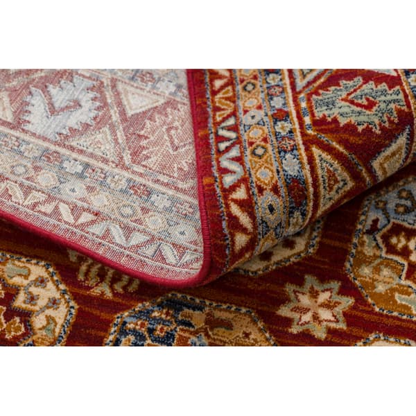 Tæppe KESHAN Pynt, ramme itämainen 7874/53588 rødbrun, 160x230 cm
