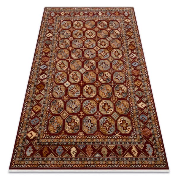 Tæppe KESHAN Pynt, ramme itämainen 7874/53588 rødbrun, 300x380 cm