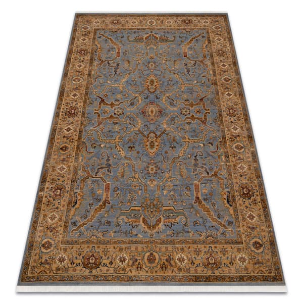 Tæppe KESHAN Ramme itämainen 7875/53544 beige / blå, 250x340 cm