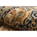 Miniatyrbild 5 av 5: Matta Ull KESHAN fringe, Ornament, ram oriental 8995/53565 beige / blå, 200x290 cm