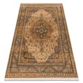 Miniatyrbild 1 av 5: Matta Ull KESHAN fringe, Ornament, ram oriental 8995/53565 beige / blå, 200x290 cm