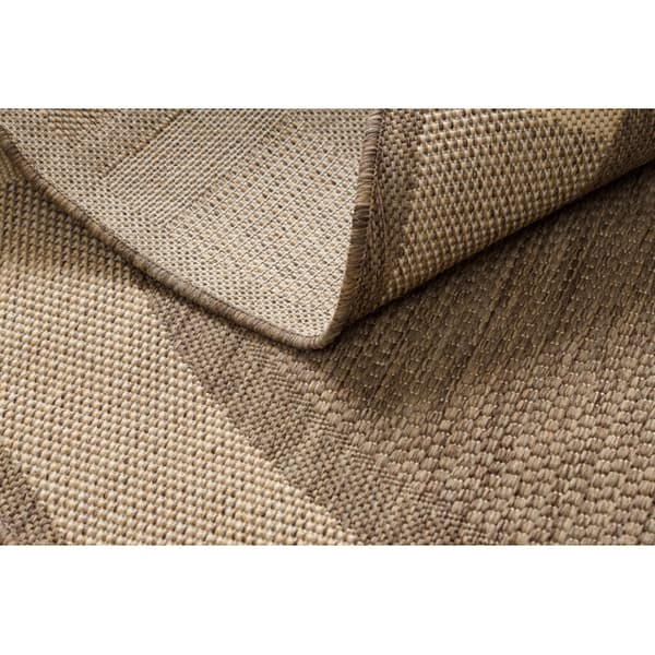 Sisaltæppe SISAL FLOORLUX HJUL 20195 coffee / men, cirkel 160 cm