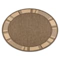 Miniatyrbild 1 av 5: MATTA SIZAL CIRKEL FLOORLUX 20195 kaffee / mais, cirkel 120 cm
