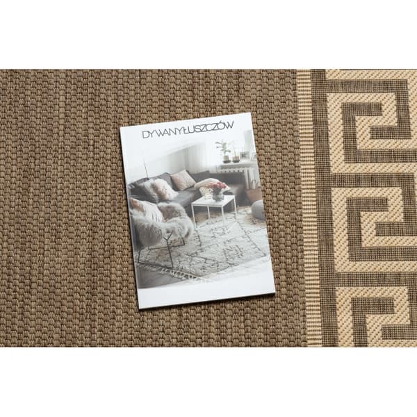 Sisaltæppe SISAL FLOORLUX 20014 coffee / men, 240x330 cm