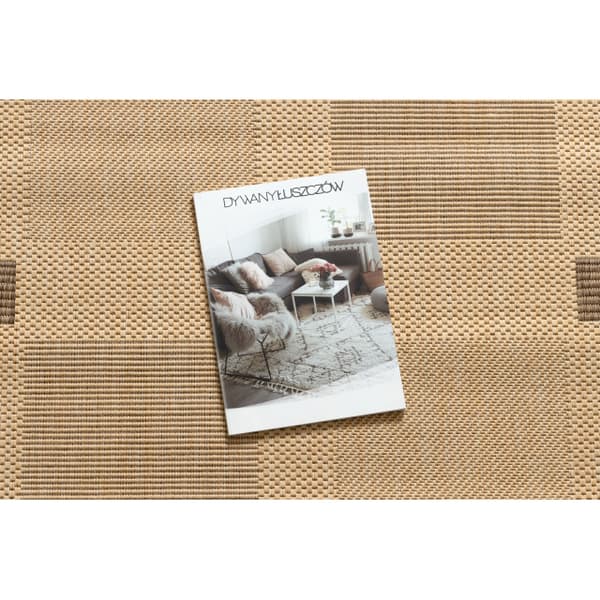 Sisaltæppe SISAL FLOORLUX 20079 men / coffee, 240x330 cm