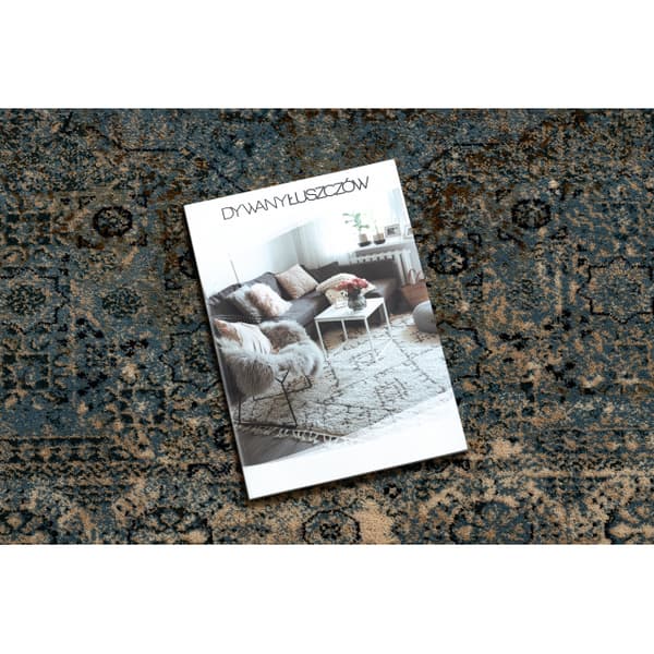 Villa matto OMEGA Mamluk Vintage, ruusuke tummansininen, 200x300 cm