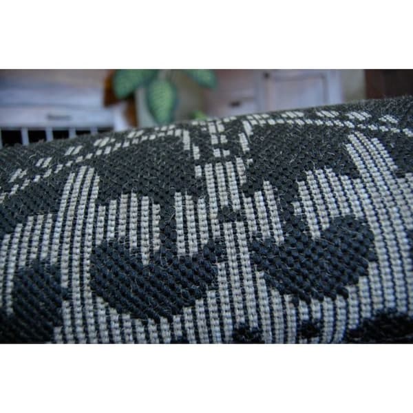 MATTA SIZAL FLOORLUX 20276 YOLO svart / silver, 200x290 cm