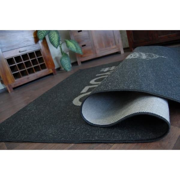 MATTA SIZAL FLOORLUX 20276 YOLO svart / silver, 200x290 cm