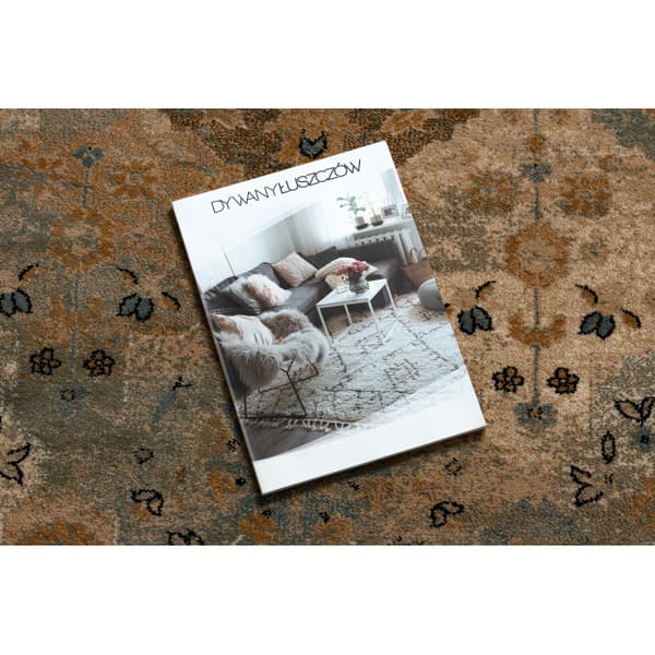 Ullmatta POLONIA Azer ram, orientalisk, beige, 170x235 cm
