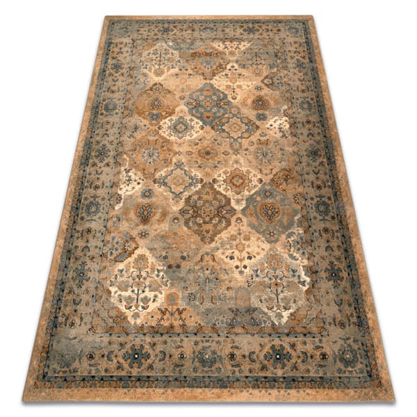 Matto POLONIA Azer kehys, itämainen, beige, 170x235 cm