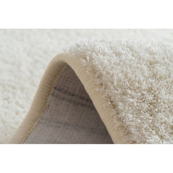 TÆPPER - FOREDRAG VELVET MICRO fløde 031 glat, forenet, enfarvet, 100x300 cm