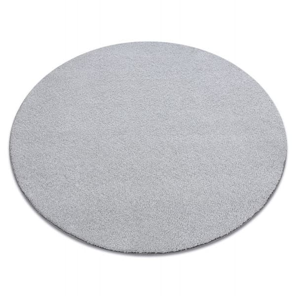 MATTO  pyörä VELVET MICRO harmaa 90 sileä, yhtenäinen, yksivärinen, cirkel 200 cm