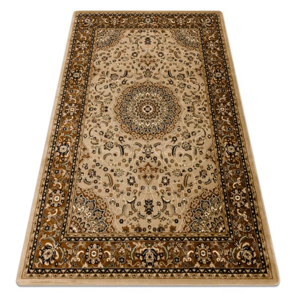Royal Matto E0177 Runko, ruusuke - beige / ruskea, 100x200 cm