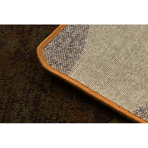 Tæppe ROYAL 5282 Blade - beige / grøn, 180x270 cm