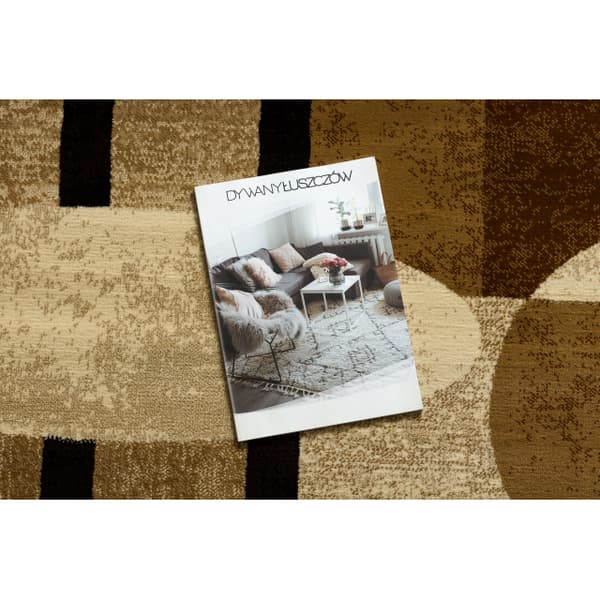 Royal Matto 5376 Geometrinen, ympyrät - beige / kerma, 180x270 cm