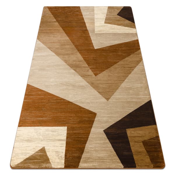 Matta ROYAL G2095 Geometrisk - beige / brun, 200x290 cm