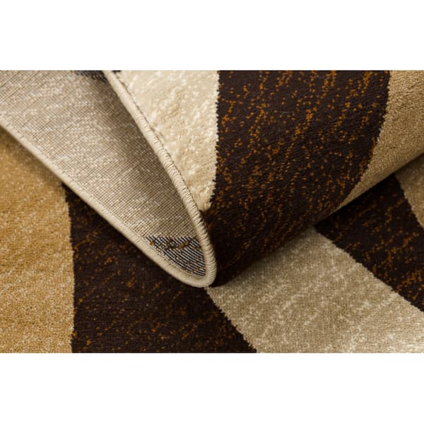 Royal Matto G3565 Aallot - ruskea / beige, 180x270 cm