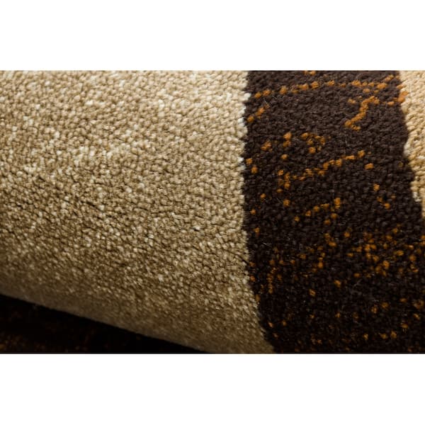 Royal Matto G3565 Aallot - ruskea / beige, 180x270 cm
