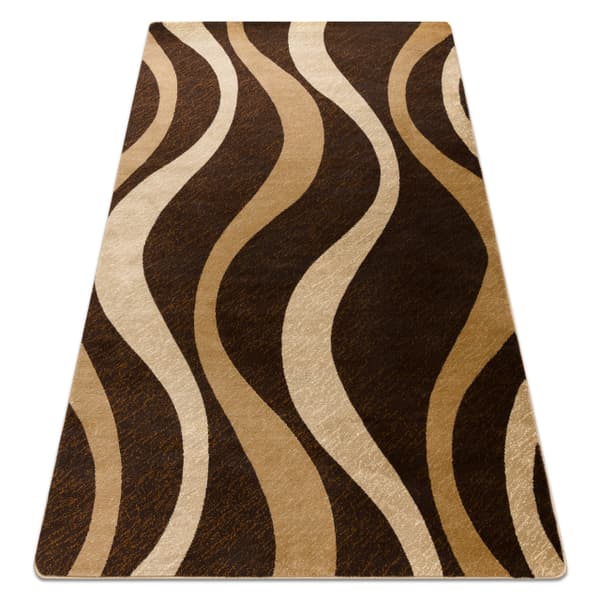 Matta ROYAL G3565 Waves - brun / beige, 200x290 cm