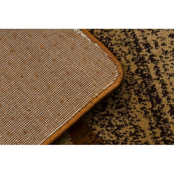 Matta ROYAL H387 Geometrisk - brun / senap beige, 200x290 cm