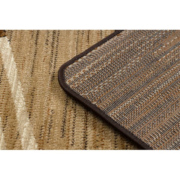 Matta ROYAL HE397 Geometrisk - brun / beige, 100x200 cm