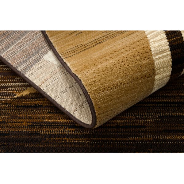 Matta ROYAL HE397 Geometrisk - brun / beige, 100x200 cm