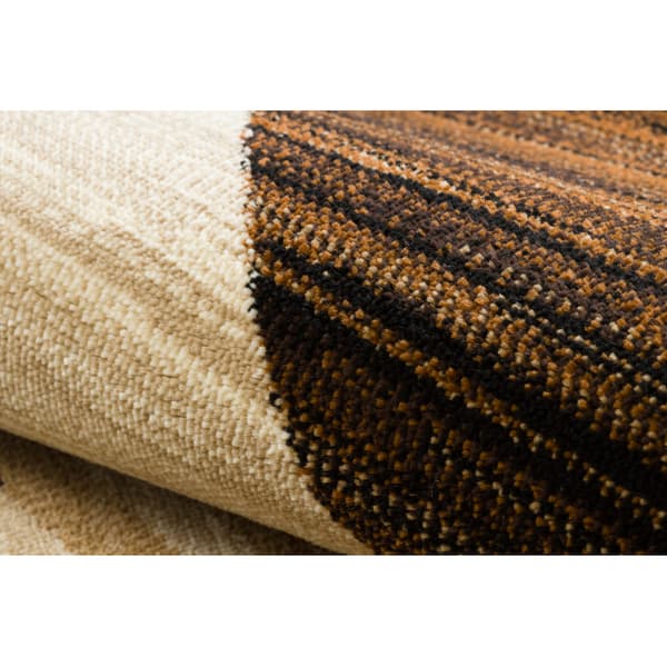 Matta ROYAL HE397 Geometrisk - brun / beige, 100x200 cm