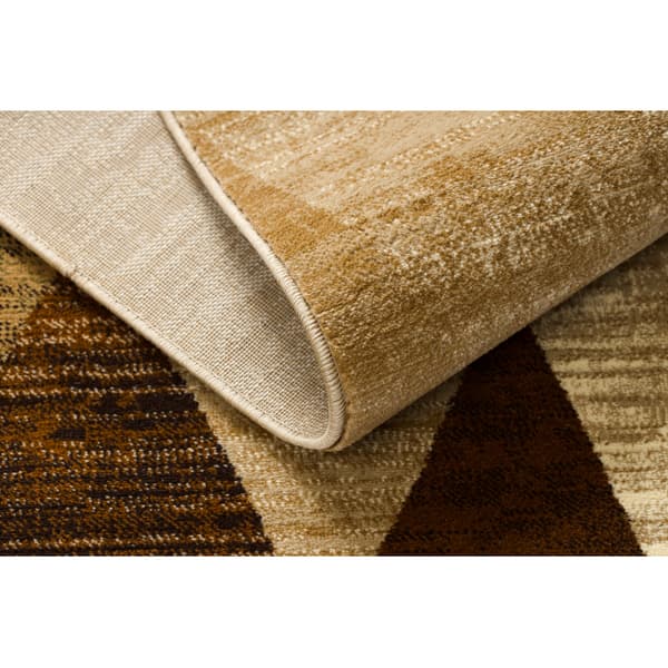 Matta ROYAL HD10 Geometrisk - beige / grön, 150x230 cm