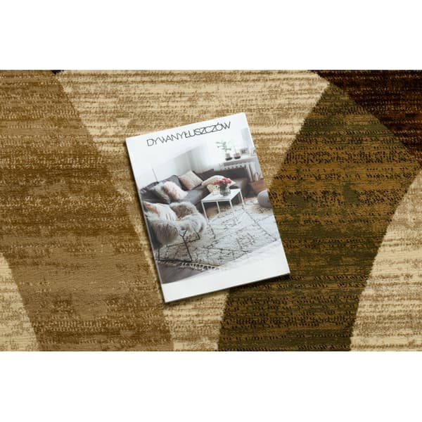 Matta ROYAL HD10 Geometrisk - beige / grön, 150x230 cm