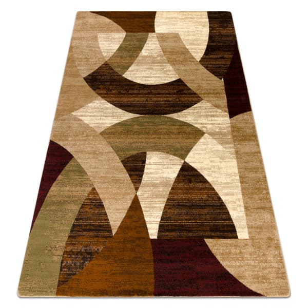 Matta ROYAL HD10 Geometrisk - beige / grön, 150x230 cm