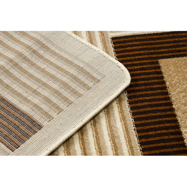 Matta ROYAL G2069 Geometrisk, Linjer - grädde, 150x230 cm