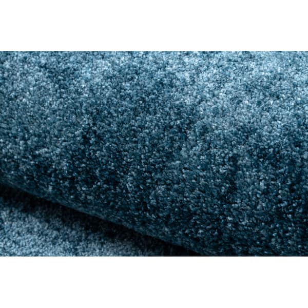 Matta vägg till vägg POZZOLANA blå, 100x250 cm