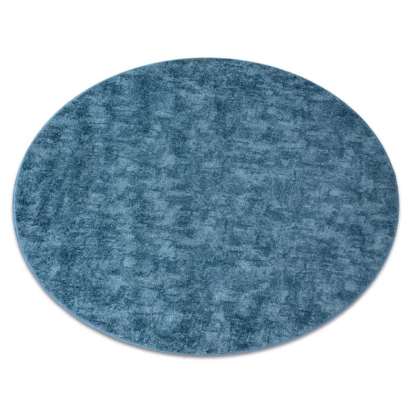 Matta, runda POZZOLANA blå, cirkel 100 cm