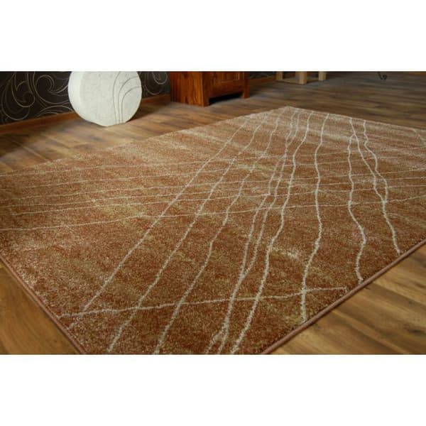 Matto SHADOW 9367 ruoste / kulta, 80x150 cm