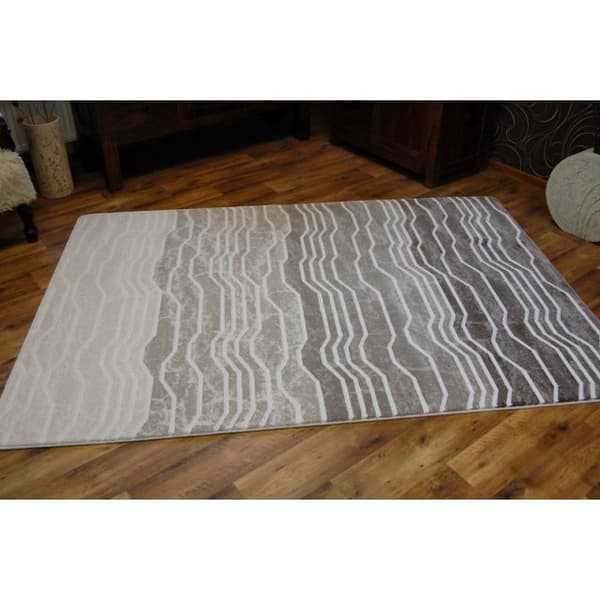 Matta ACRYLIC MIRADA 0067 Beige/Kemik, 80x150 cm