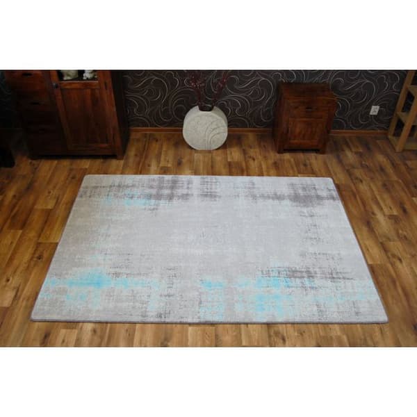 Tæppe ACRYL PATARA 0061 Creme/Turkis, 80x150 cm