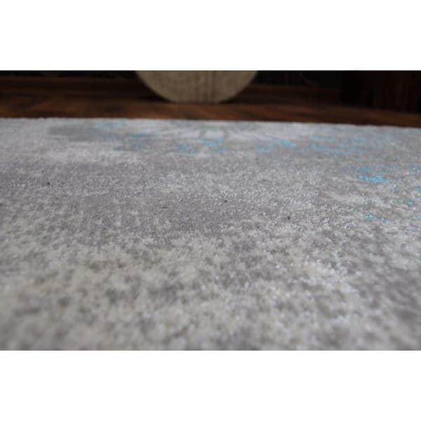 Tæppe ACRYL PATARA 0129 lyst sand/Turkis, 240x350 cm