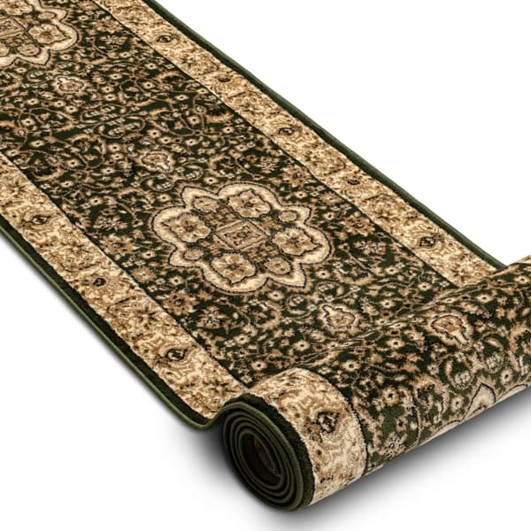 Fortovet HEAT-SET ROYAL AGY 0521 grønt 90 cm, 90x100 cm