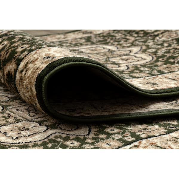 Fortovet HEAT-SET ROYAL AGY 0521 grønt 120 cm, 120x370 cm