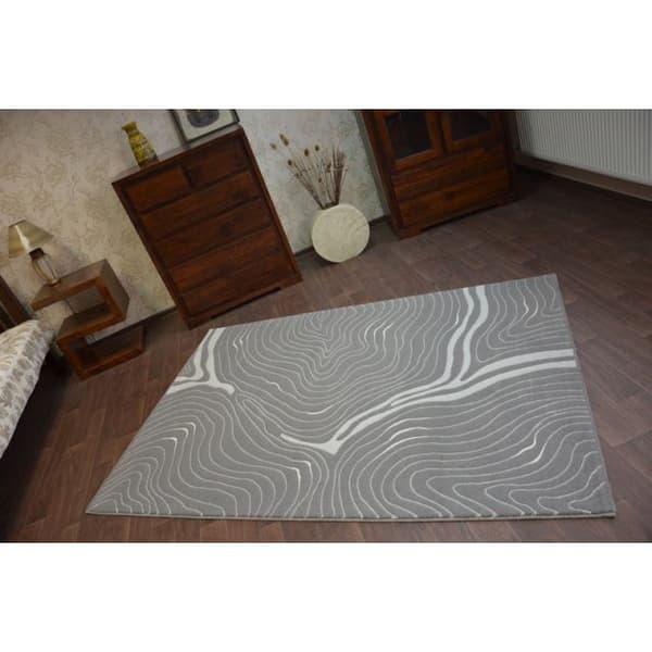 Matta ACRYLIC PATARA 0077 D.Sand/Grey, 80x150 cm