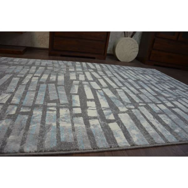 Matta ACRYLIC PATARA 0244 Grädde/Turquise, 160x235 cm