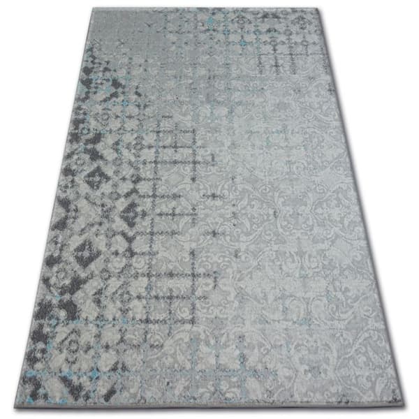 Matta ACRYLIC PATARA 0140 L.Sand/Turquise, 80x150 cm