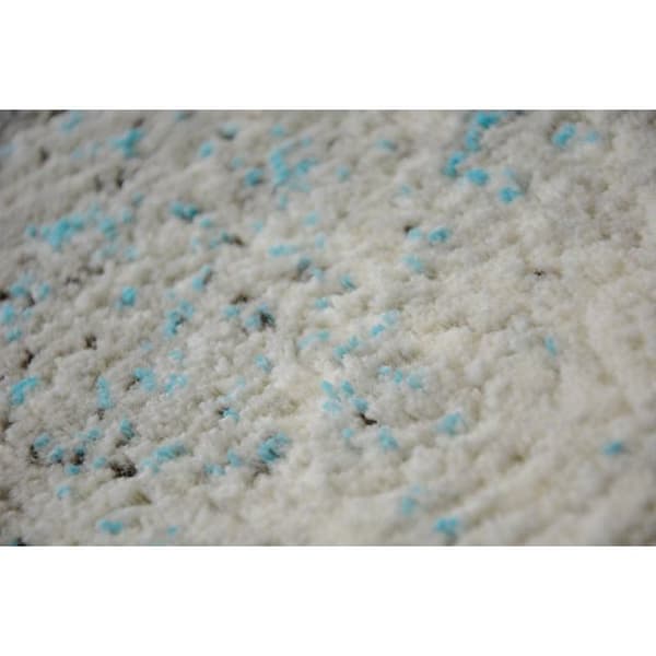 Matta ACRYLIC PATARA 0146 L.Sand/Turquise, 80x150 cm