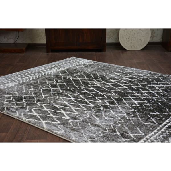 Matta SHADOW 9890 vizon / svart, 120x170 cm