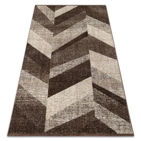 Matto FEEL 5673/15044 KALANRUOTO tummanruskea / beige / kerma / harmaa, 120x170 cm