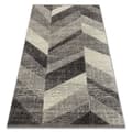 Miniatyrbild 1 av 5: Matta FEEL 5673/16811 HERRINGBONE grå / antracit / grädde, 120x170 cm