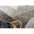 Miniatyrbild 4 av 5: Matta FEEL 5673/16811 HERRINGBONE grå / antracit / grädde, 80x150 cm